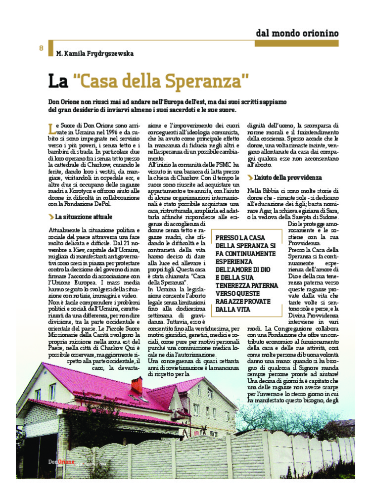 Don Orione oggi, 2014, 02, pagina 8
