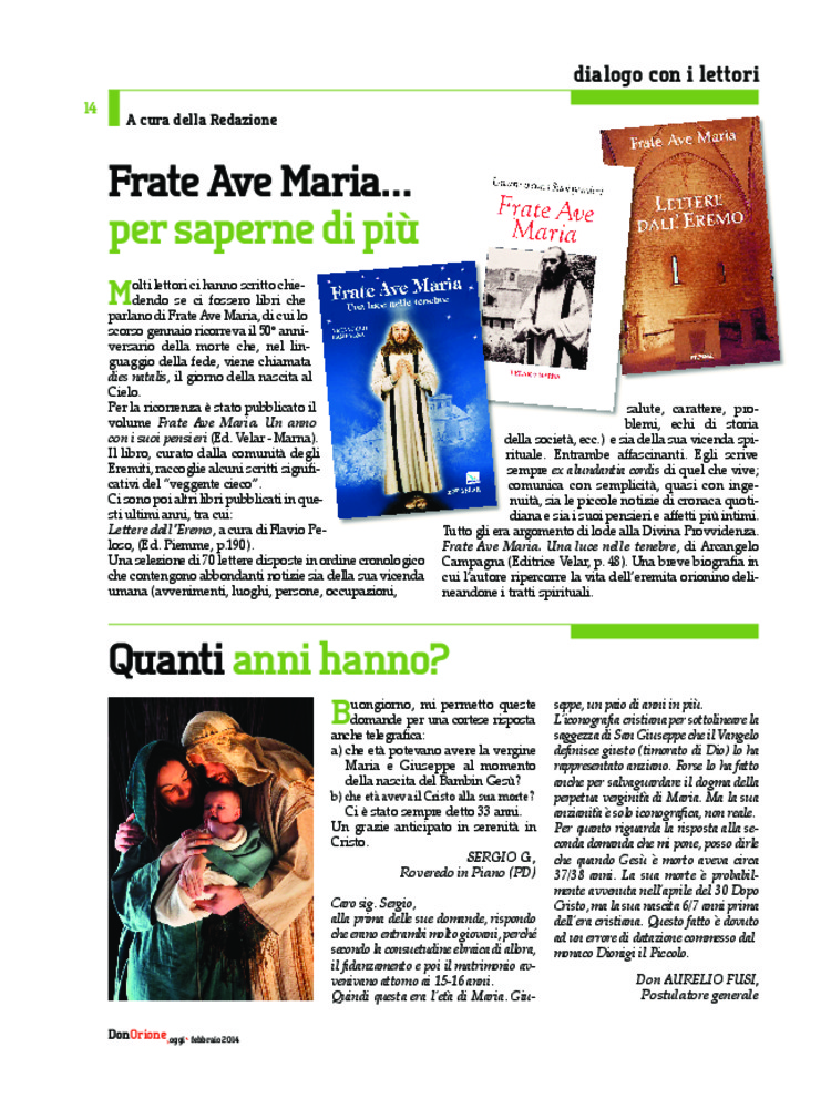 Don Orione oggi, 2014, 02, pagina 14
