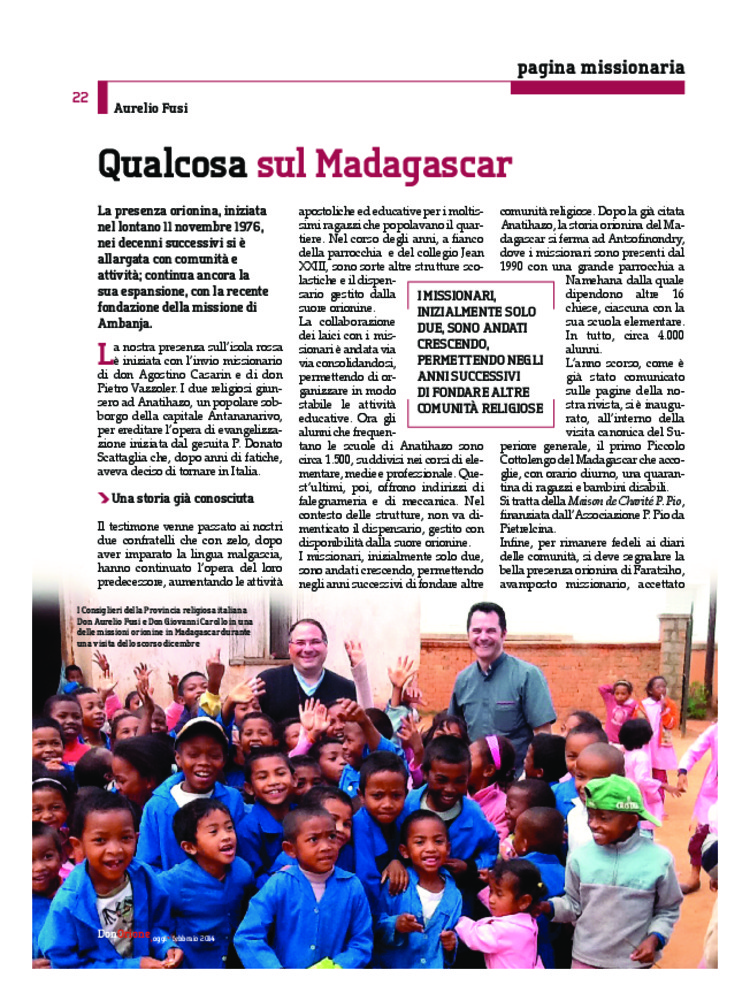 Don Orione oggi, 2014, 02, pagina 22
