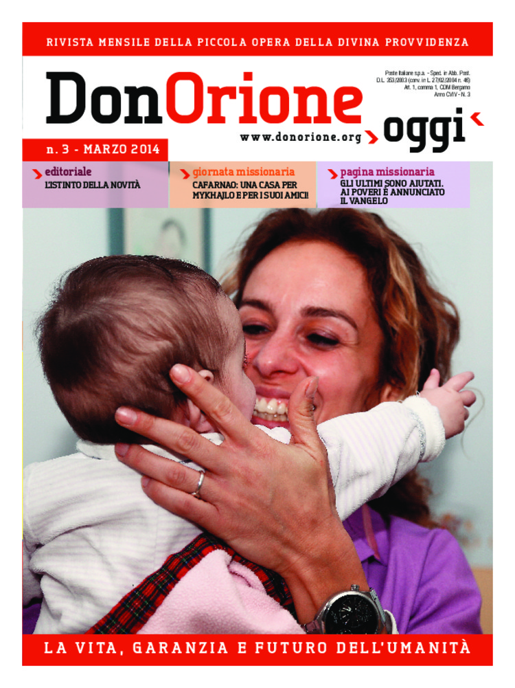 Don Orione oggi, 2014, 03, pagina 1