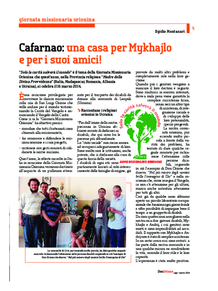 Don Orione oggi, 2014, 03, pagina 5