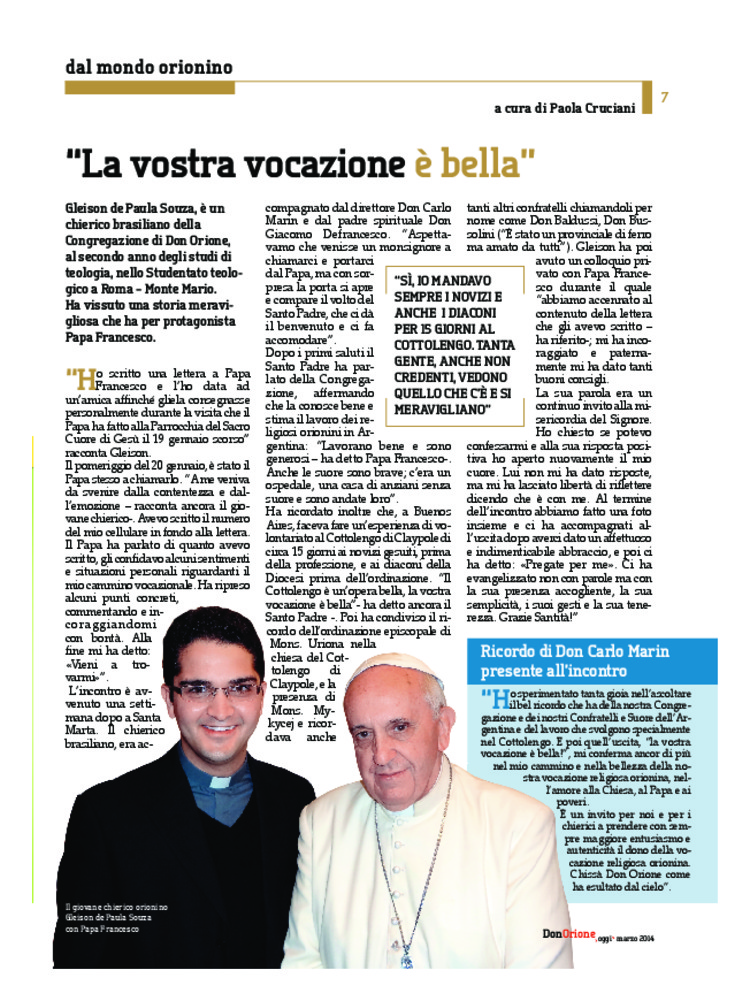 Don Orione oggi, 2014, 03, pagina 7