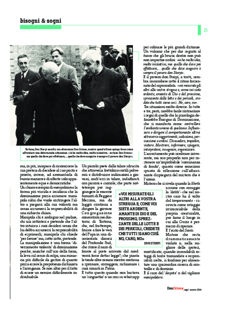Don Orione oggi, 2014, 03, pagina 21