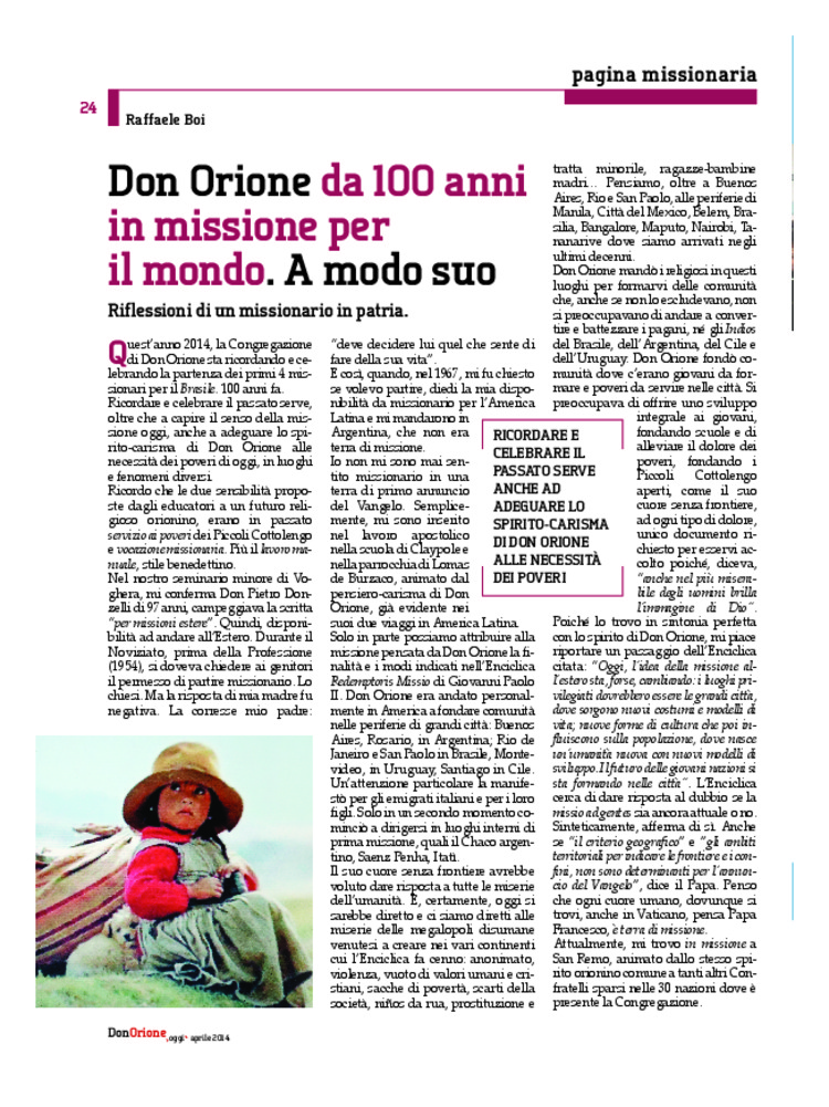 Don Orione oggi, 2014, 04, pagina 24