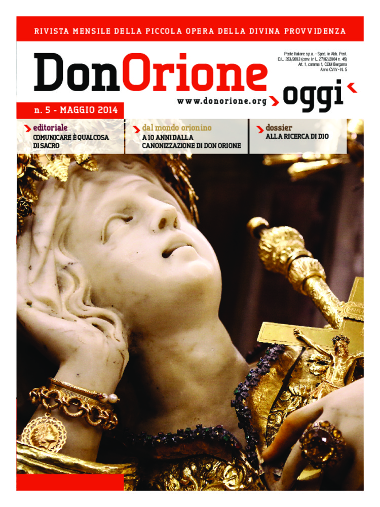 Don Orione oggi, 2014, 05, pagina 1