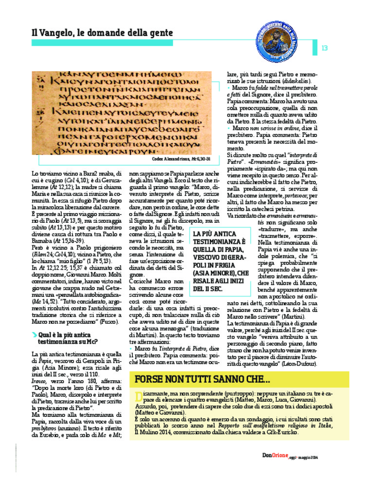 Don Orione oggi, 2014, 05, pagina 13
