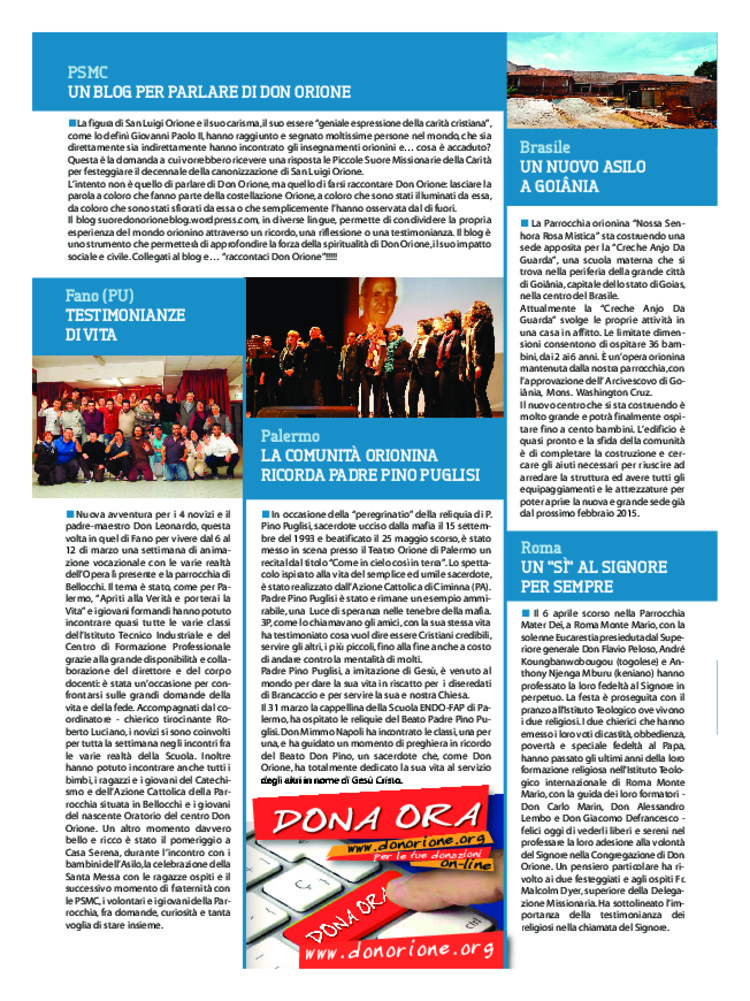 Don Orione oggi, 2014, 05, pagina 26