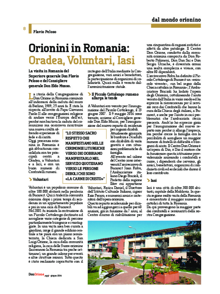 Don Orione oggi, 2014, 06, pagina 8