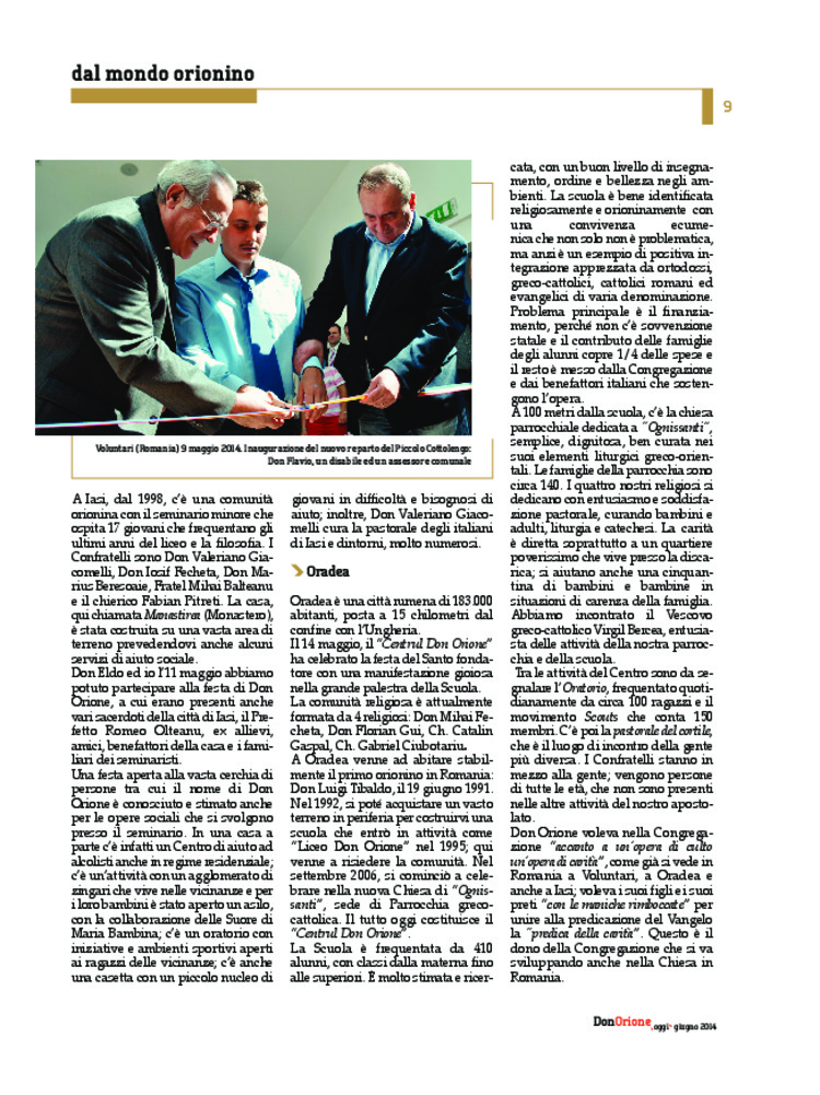 Don Orione oggi, 2014, 06, pagina 9
