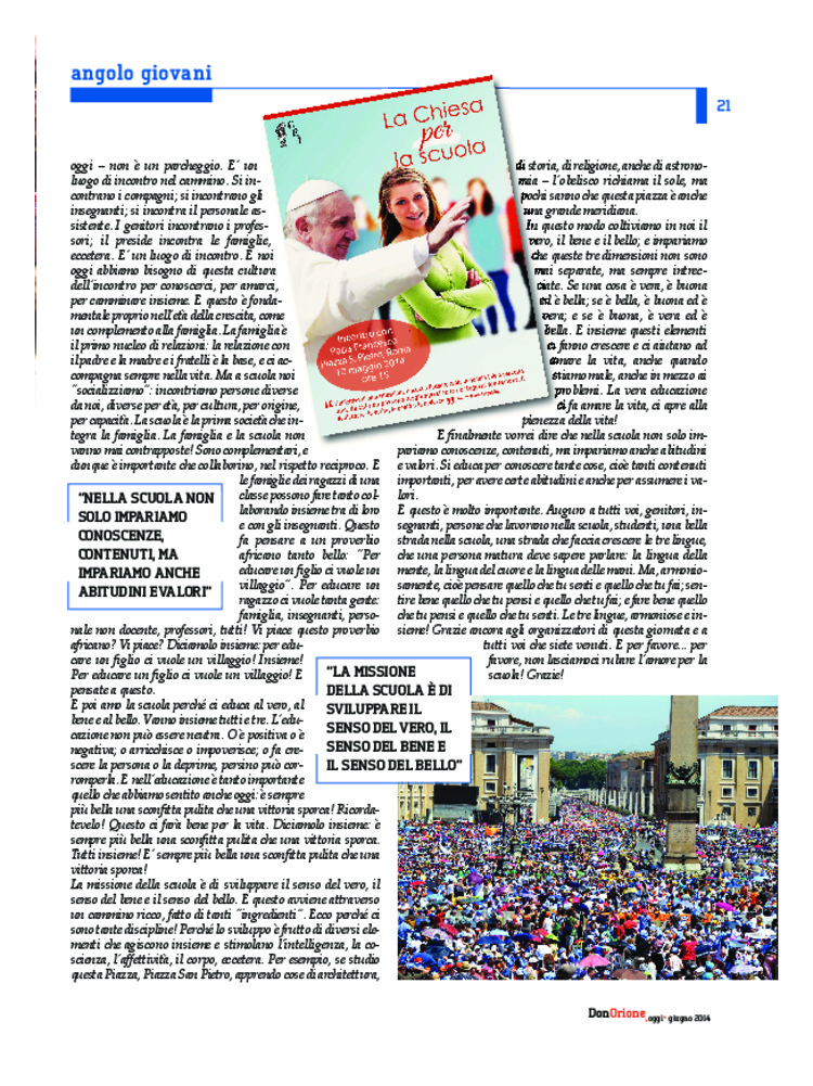 Don Orione oggi, 2014, 06, pagina 21