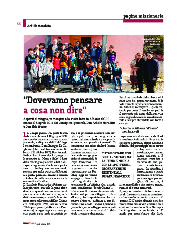 Don Orione oggi, 2014, 06, pagina 22