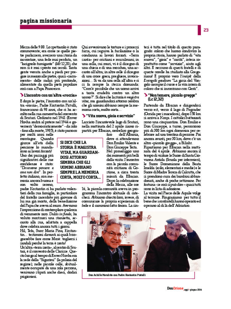Don Orione oggi, 2014, 06, pagina 23