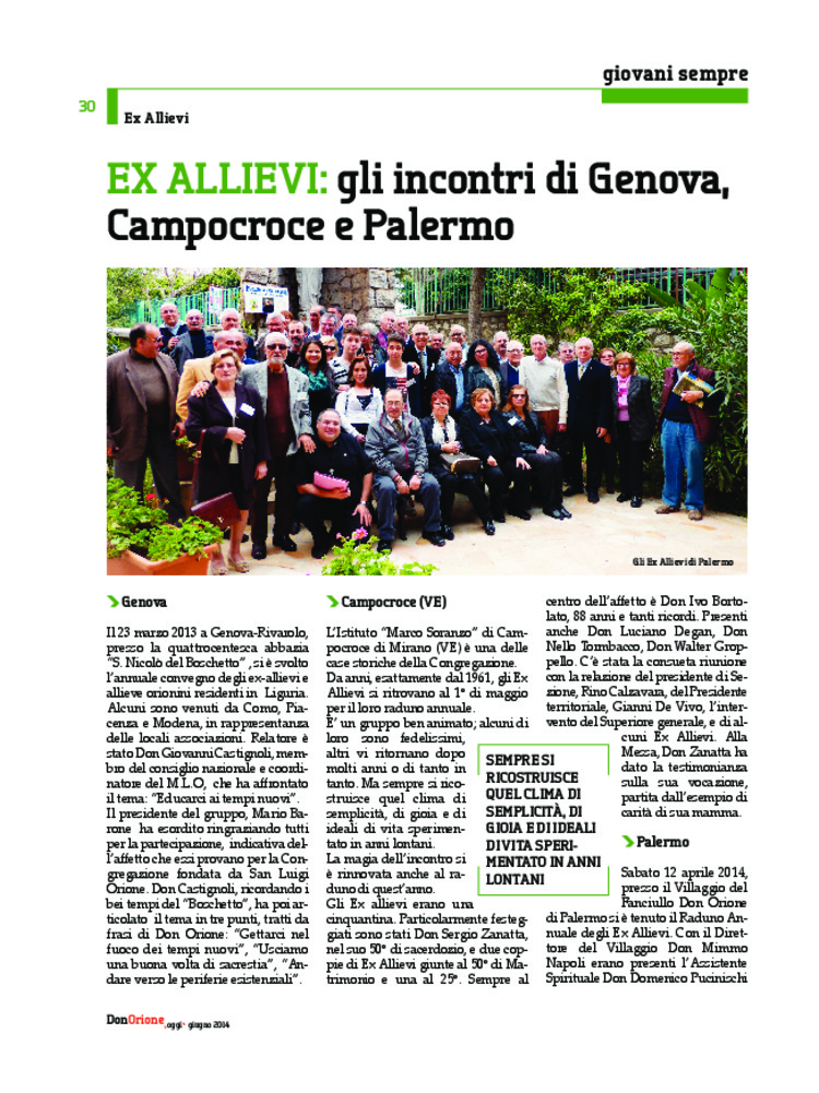 Don Orione oggi, 2014, 06, pagina 30