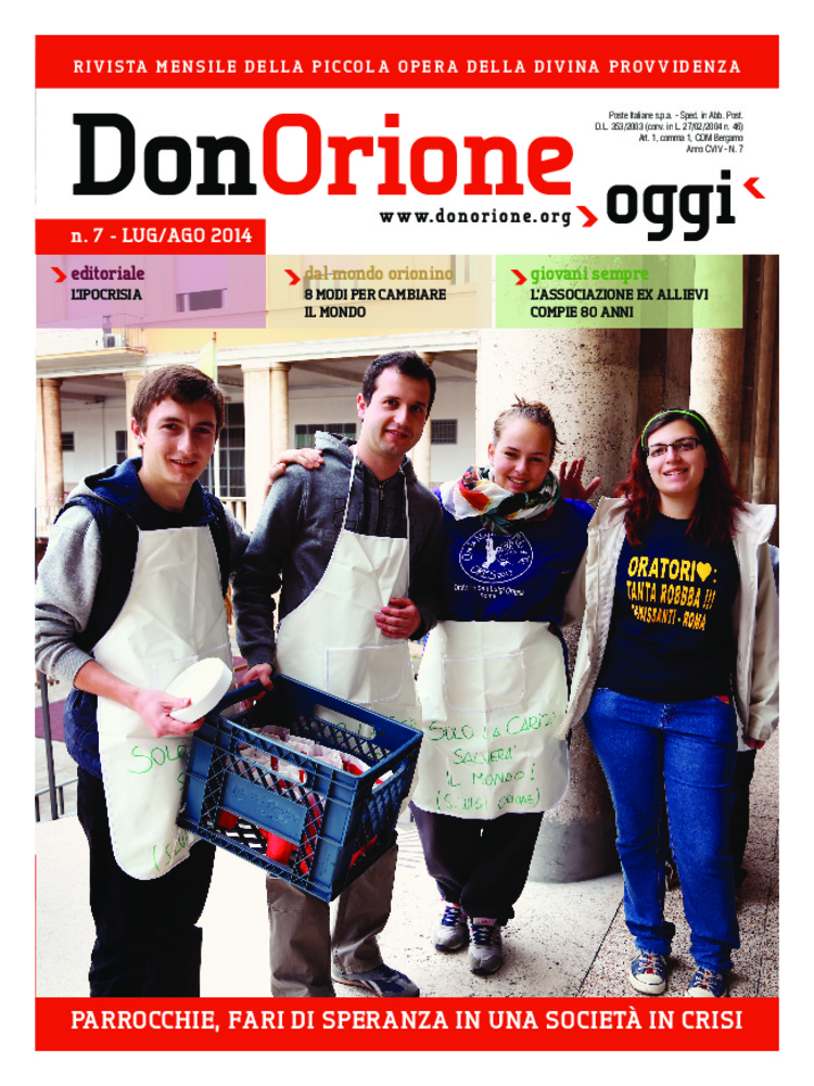 Don Orione oggi, 2014, 07, pagina 1