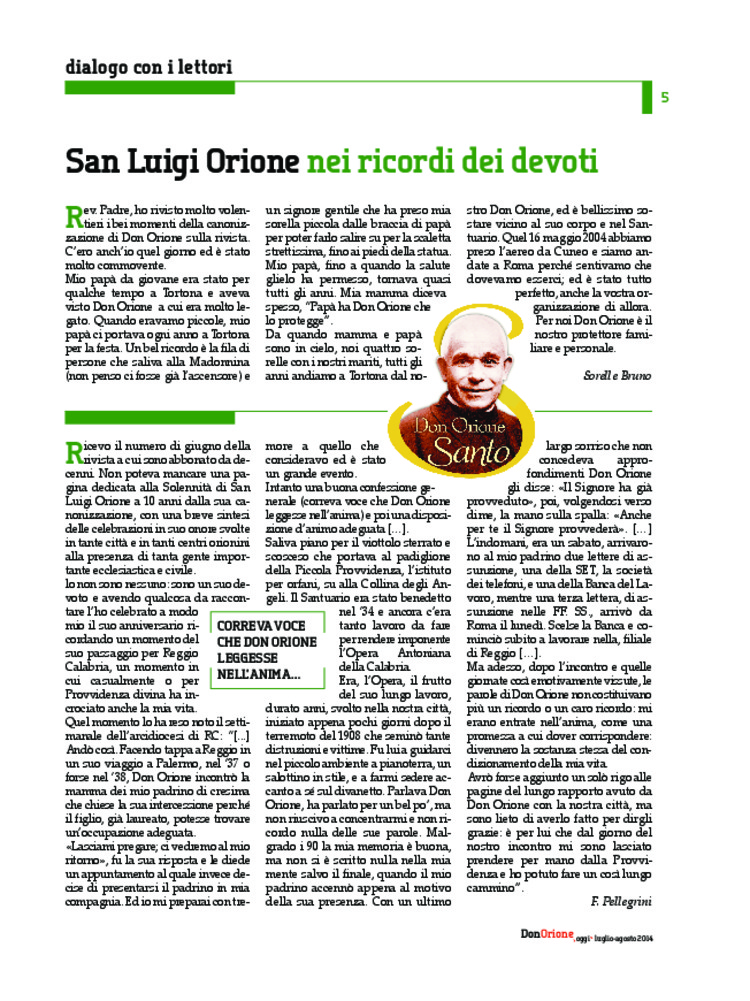 Don Orione oggi, 2014, 07, pagina 5