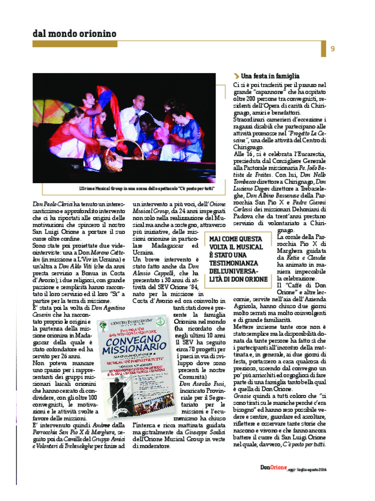 Don Orione oggi, 2014, 07, pagina 9