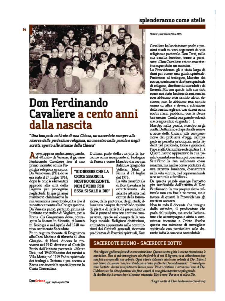 Don Orione oggi, 2014, 07, pagina 14