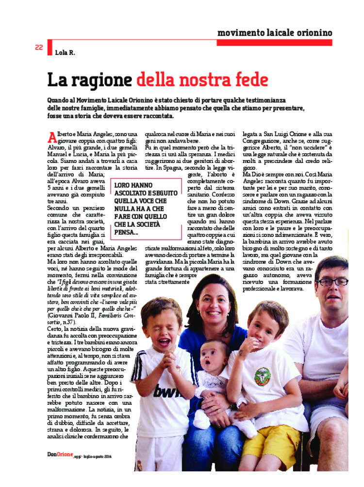 Don Orione oggi, 2014, 07, pagina 22