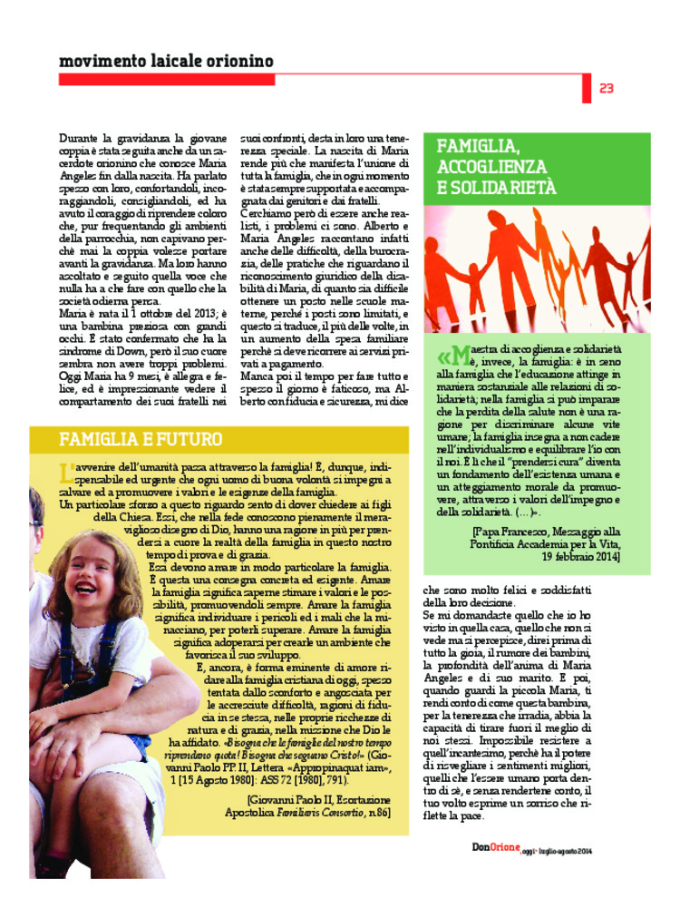 Don Orione oggi, 2014, 07, pagina 23