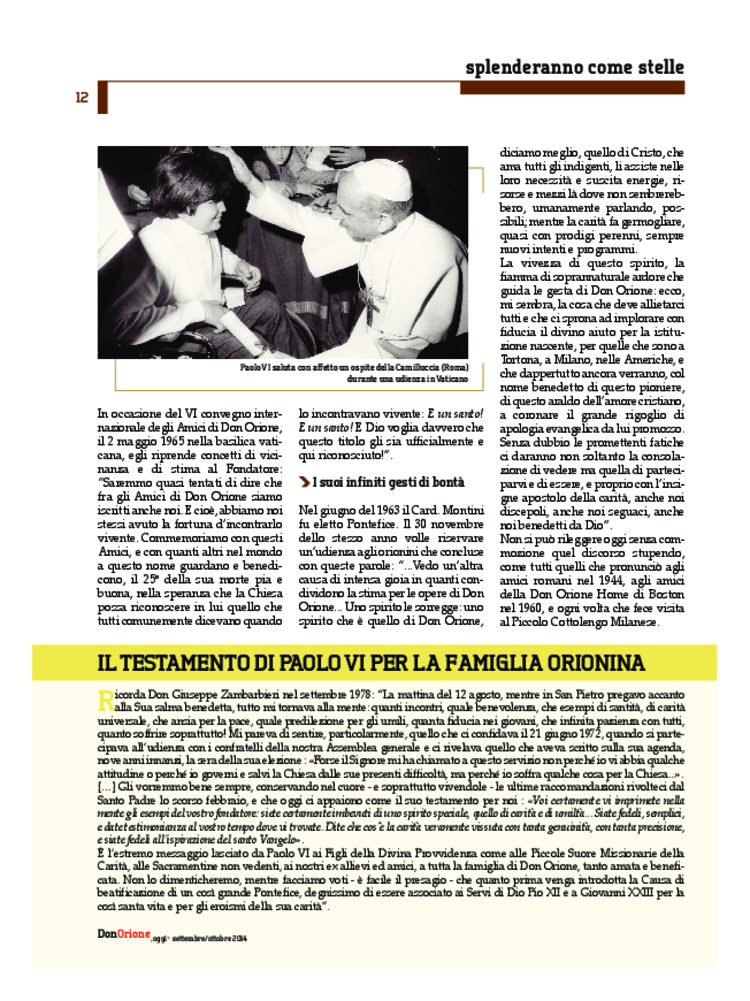 Don Orione oggi, 2014, 08, pagina 12