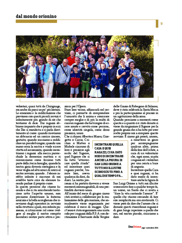 Don Orione oggi, 2014, 09, pagina 9