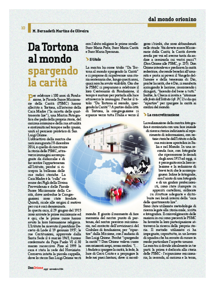 Don Orione oggi, 2014, 09, pagina 10