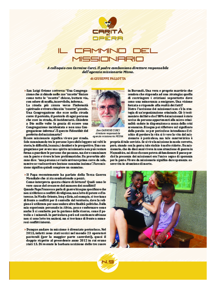 Don Orione oggi, 2014, 09, pagina 19