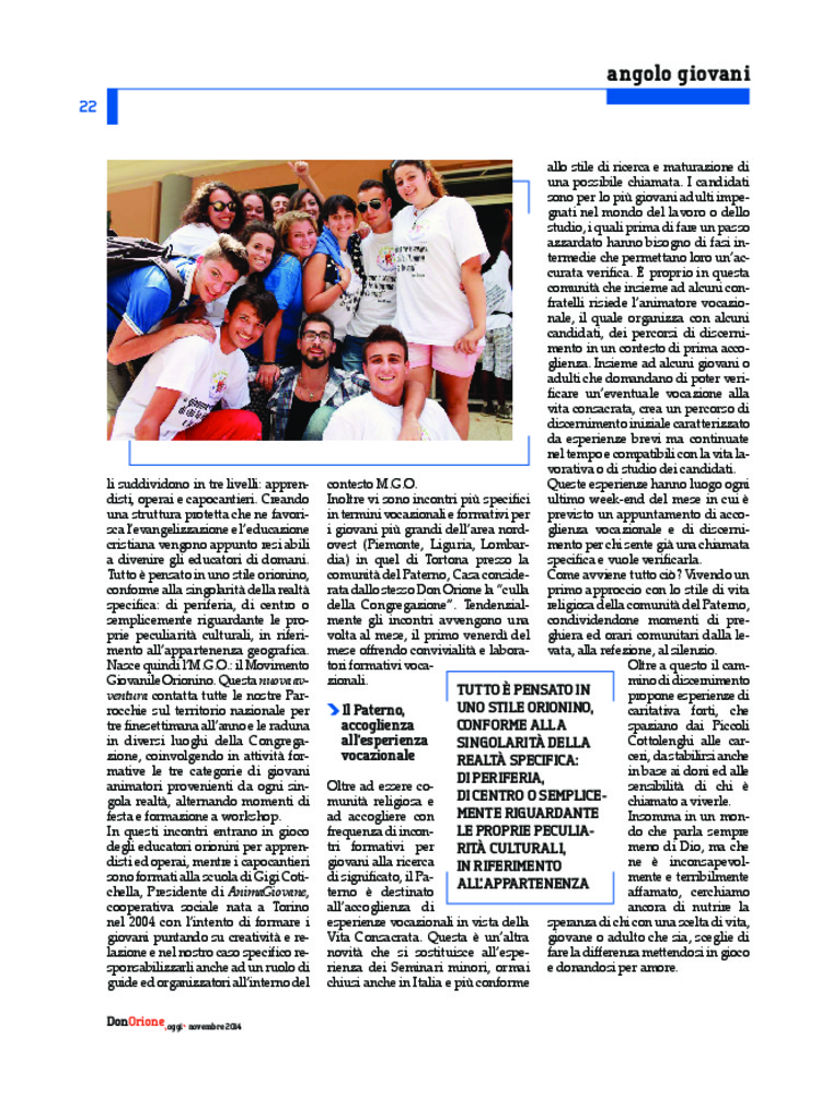 Don Orione oggi, 2014, 09, pagina 22