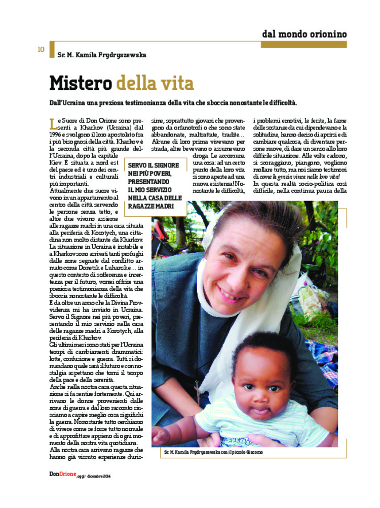 Don Orione oggi, 2014, 10, pagina 10