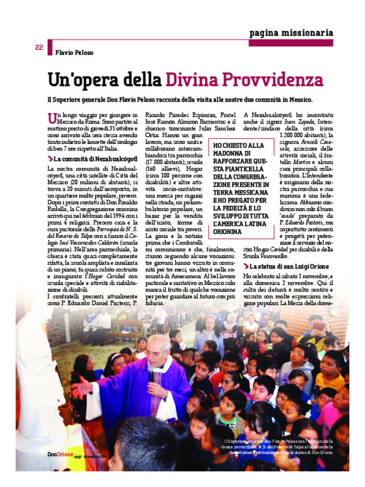 Don Orione oggi, 2014, 10, pagina 22