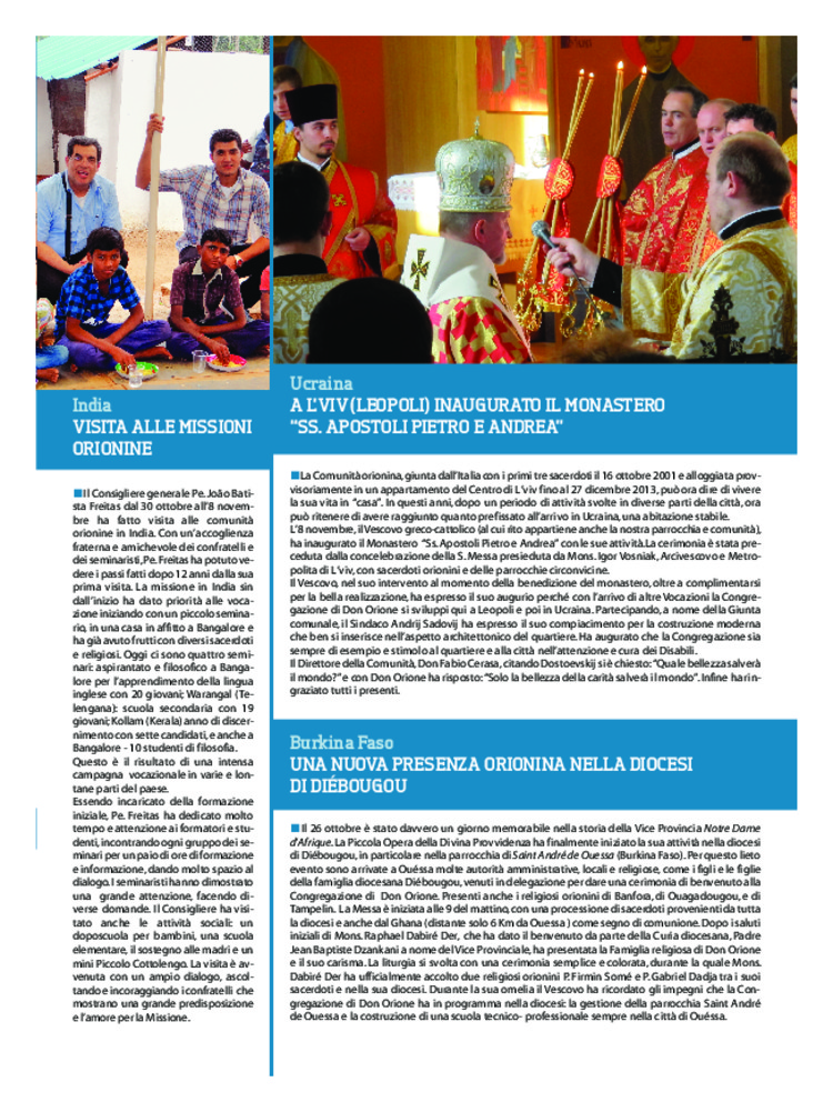 Don Orione oggi, 2014, 10, pagina 27