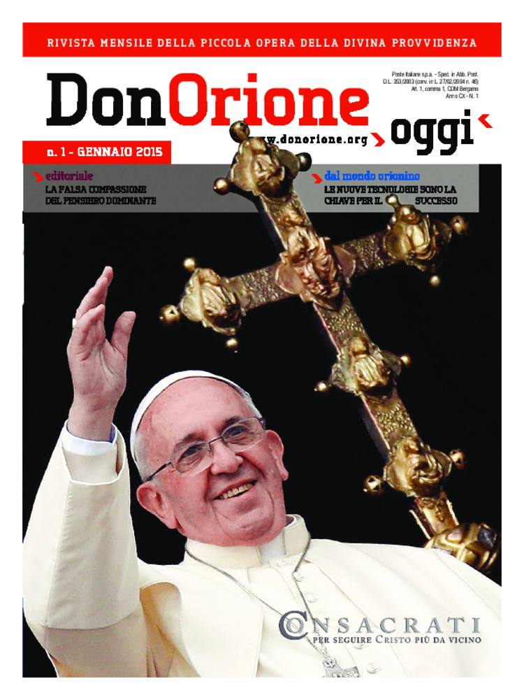 Don Orione oggi, 2015, 01, pagina 1