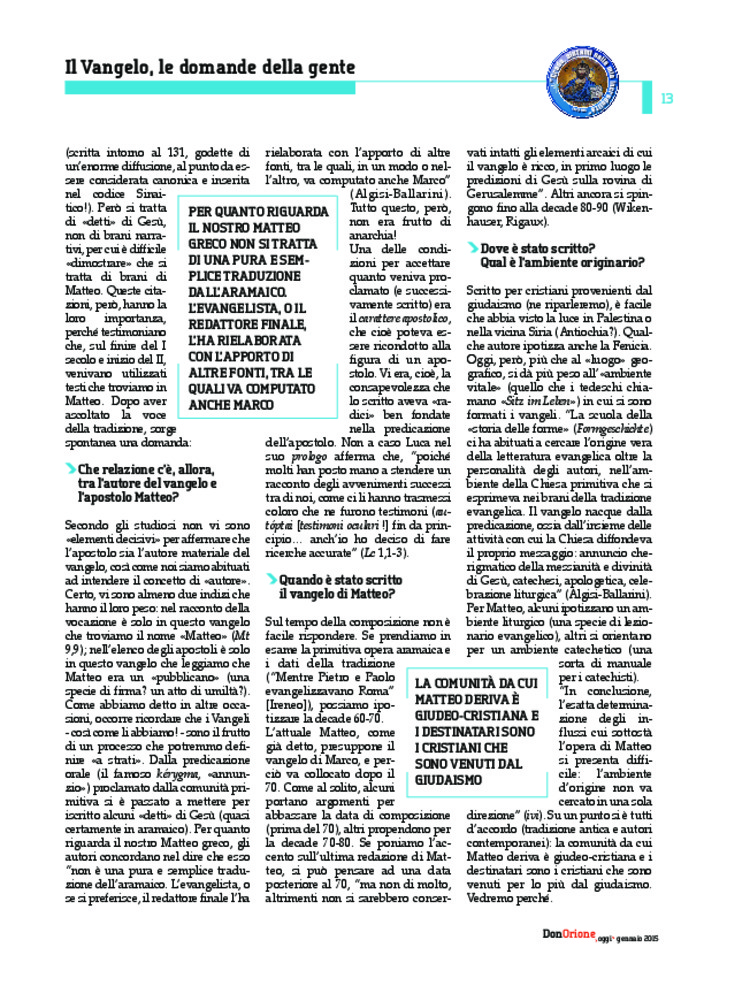 Don Orione oggi, 2015, 01, pagina 13