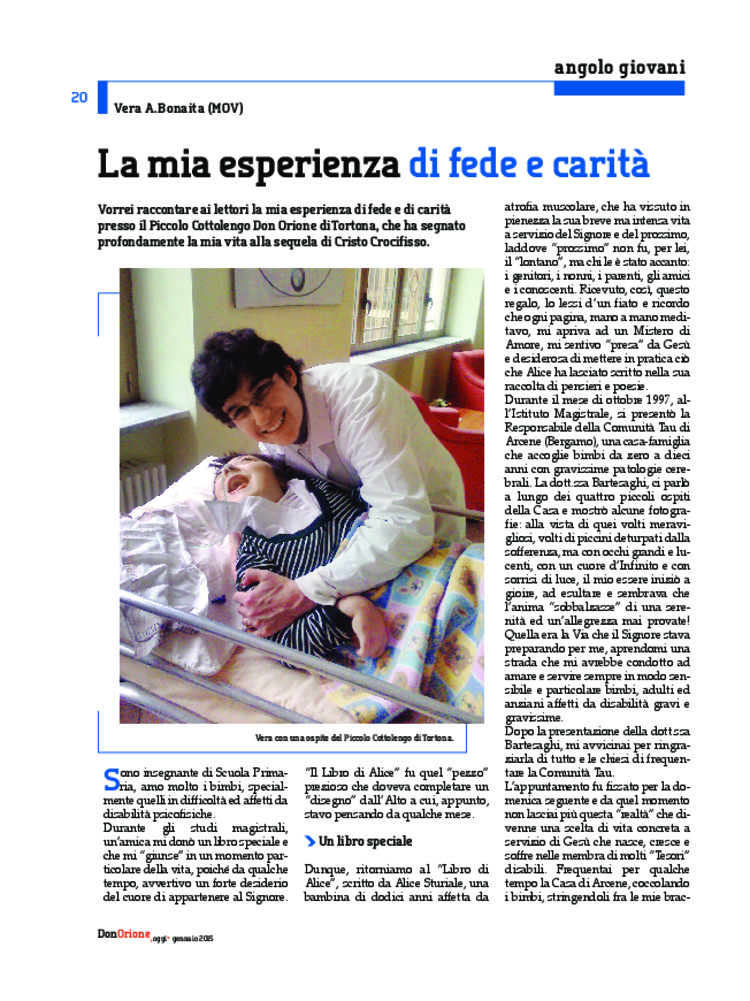 Don Orione oggi, 2015, 01, pagina 20