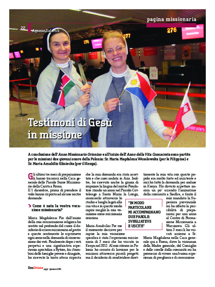 Don Orione oggi, 2015, 01, pagina 22