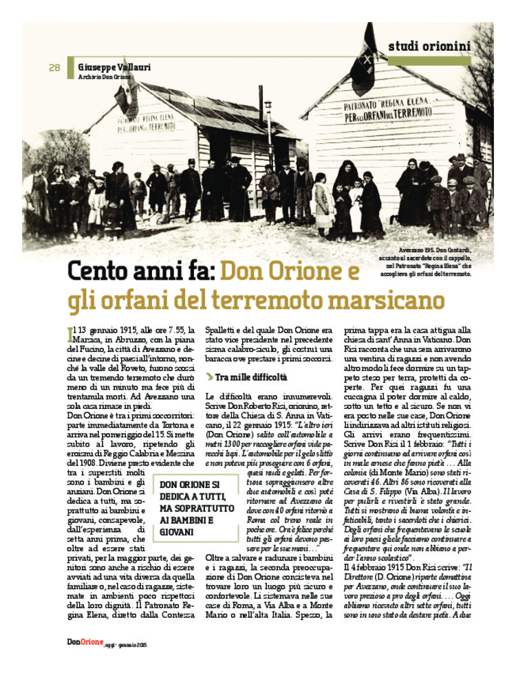 Don Orione oggi, 2015, 01, pagina 28