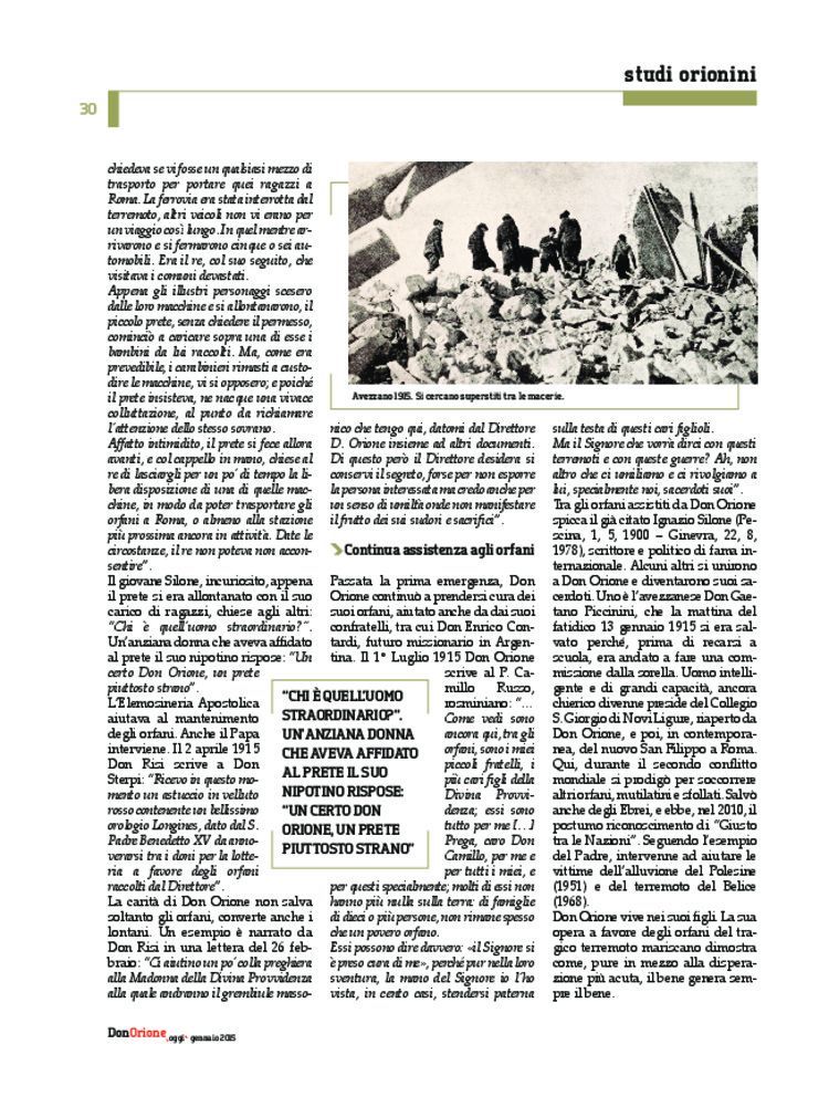 Don Orione oggi, 2015, 01, pagina 30