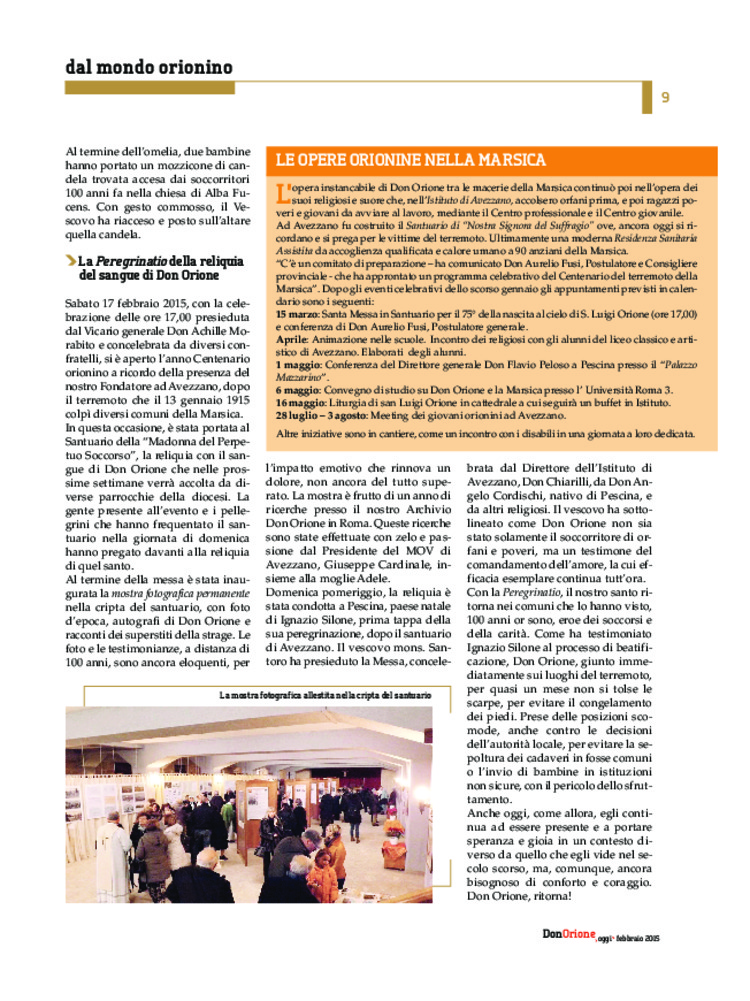 Don Orione oggi, 2015, 02, pagina 9