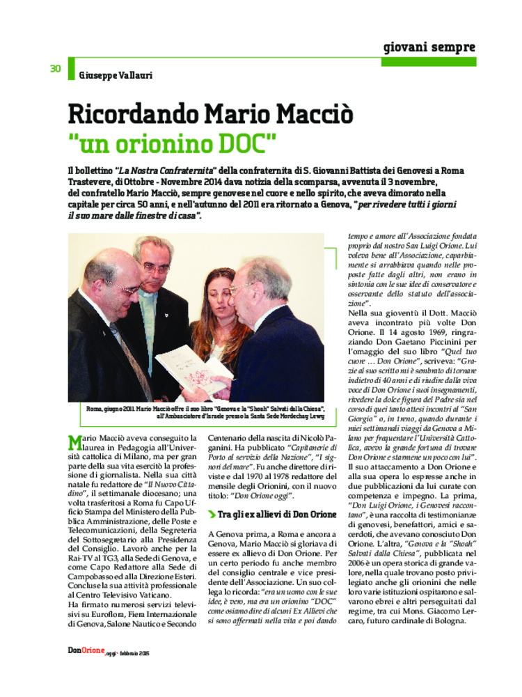 Don Orione oggi, 2015, 02, pagina 30