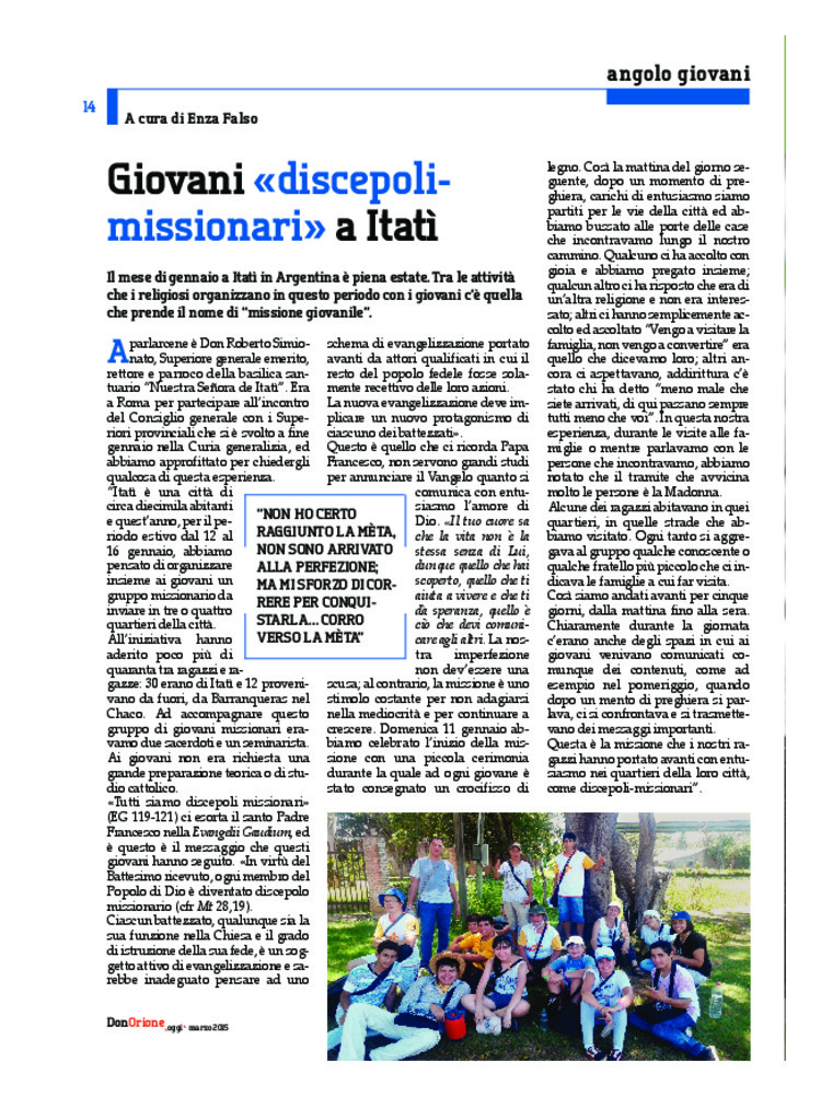 Don Orione oggi, 2015, 03, pagina 14