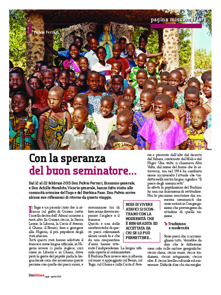 Don Orione oggi, 2015, 04, pagina 24