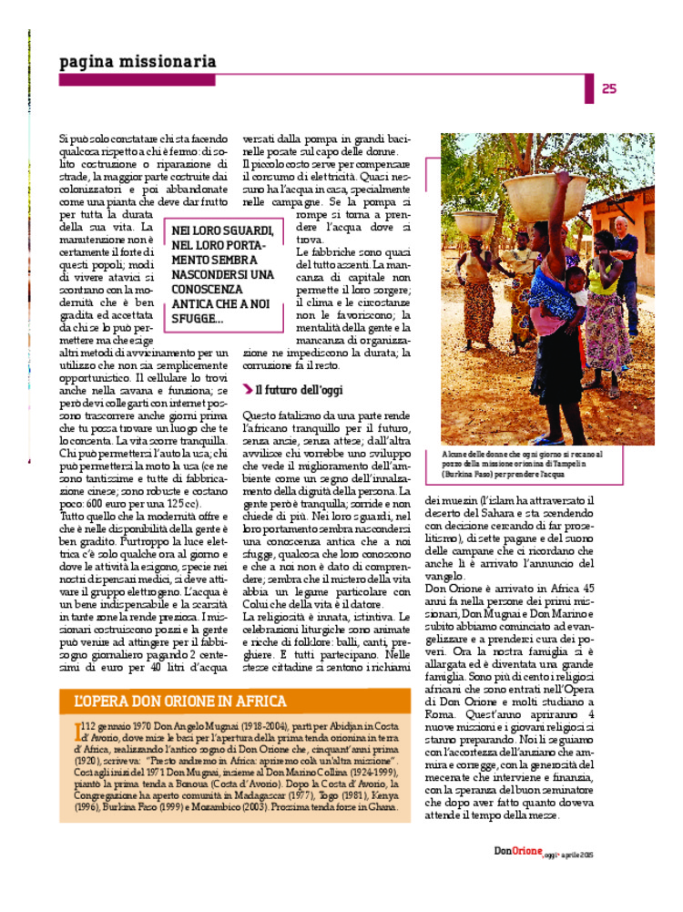 Don Orione oggi, 2015, 04, pagina 25