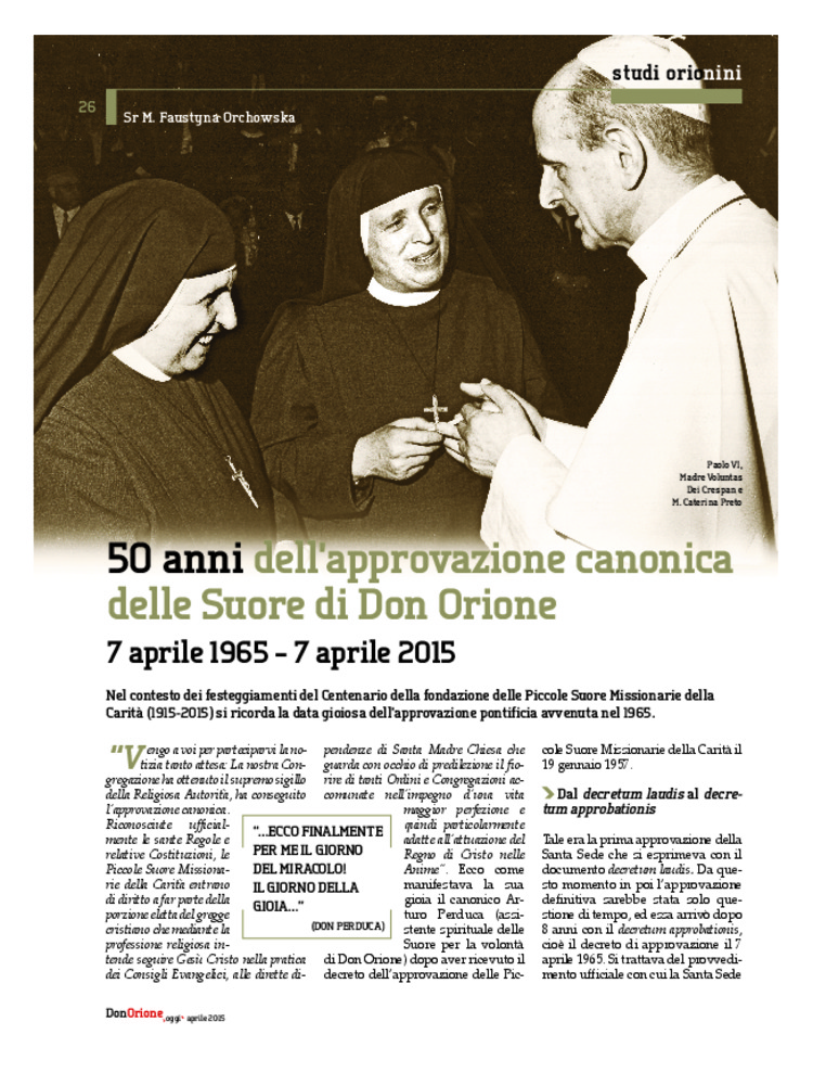 Don Orione oggi, 2015, 04, pagina 26