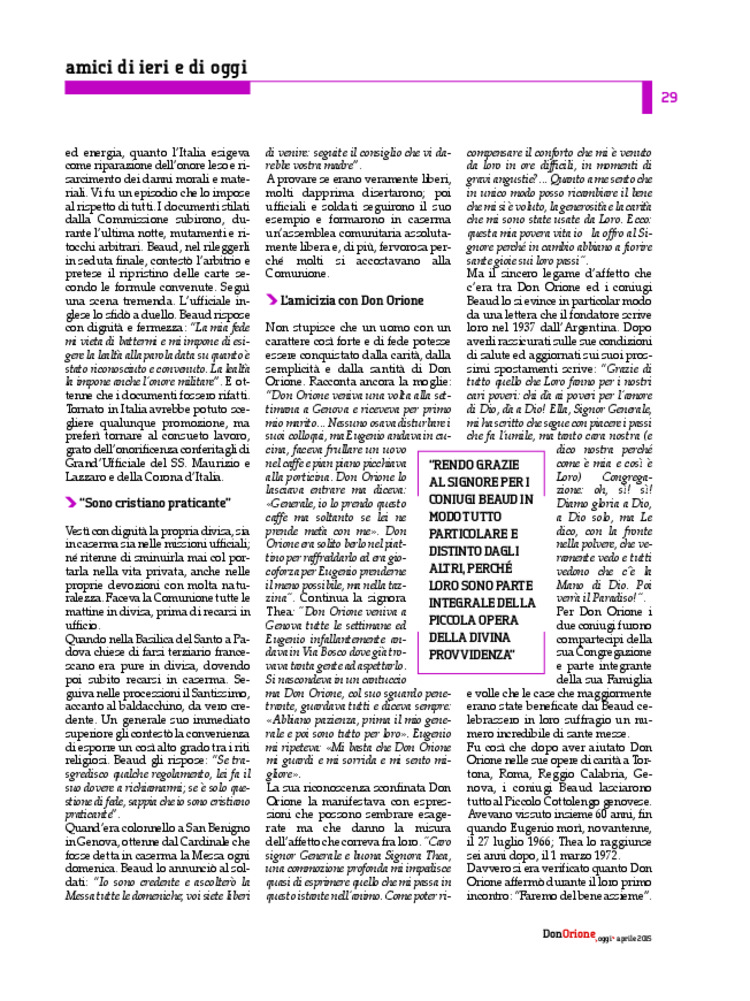 Don Orione oggi, 2015, 04, pagina 29