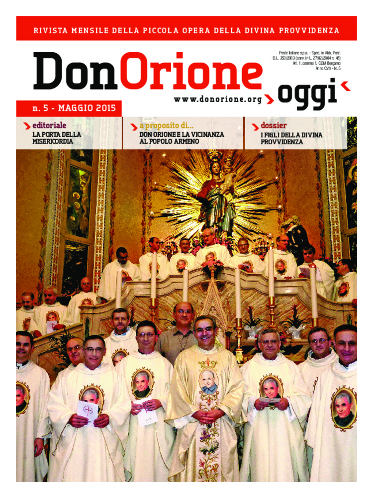 Don Orione oggi, 2015, 05, pagina 1