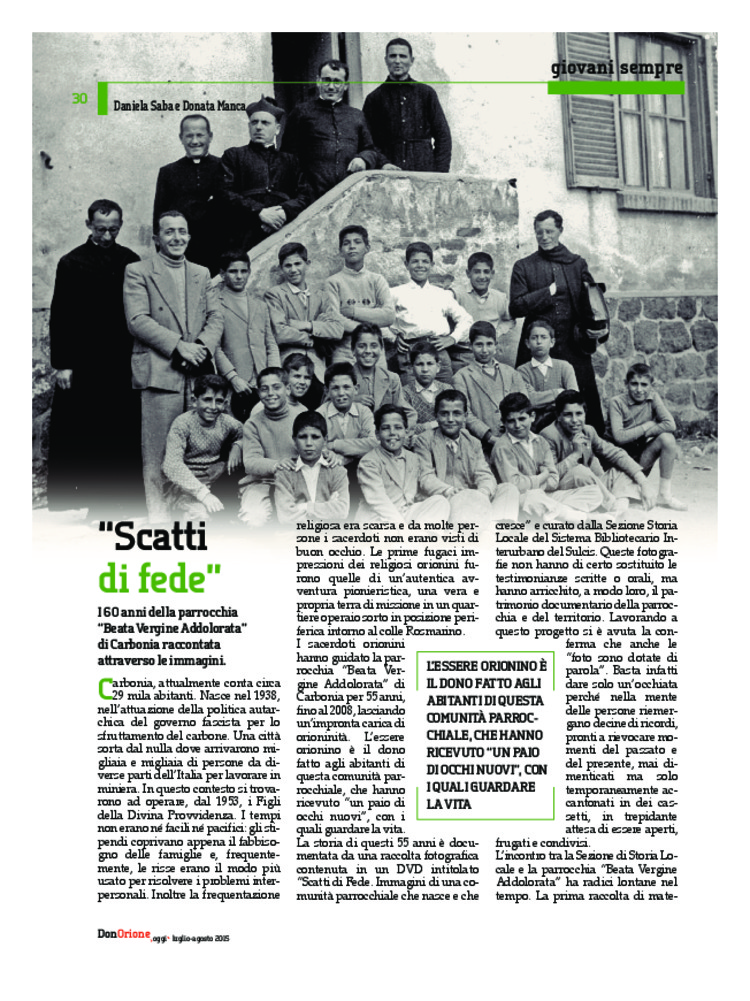 Don Orione oggi, 2015, 07, pagina 30