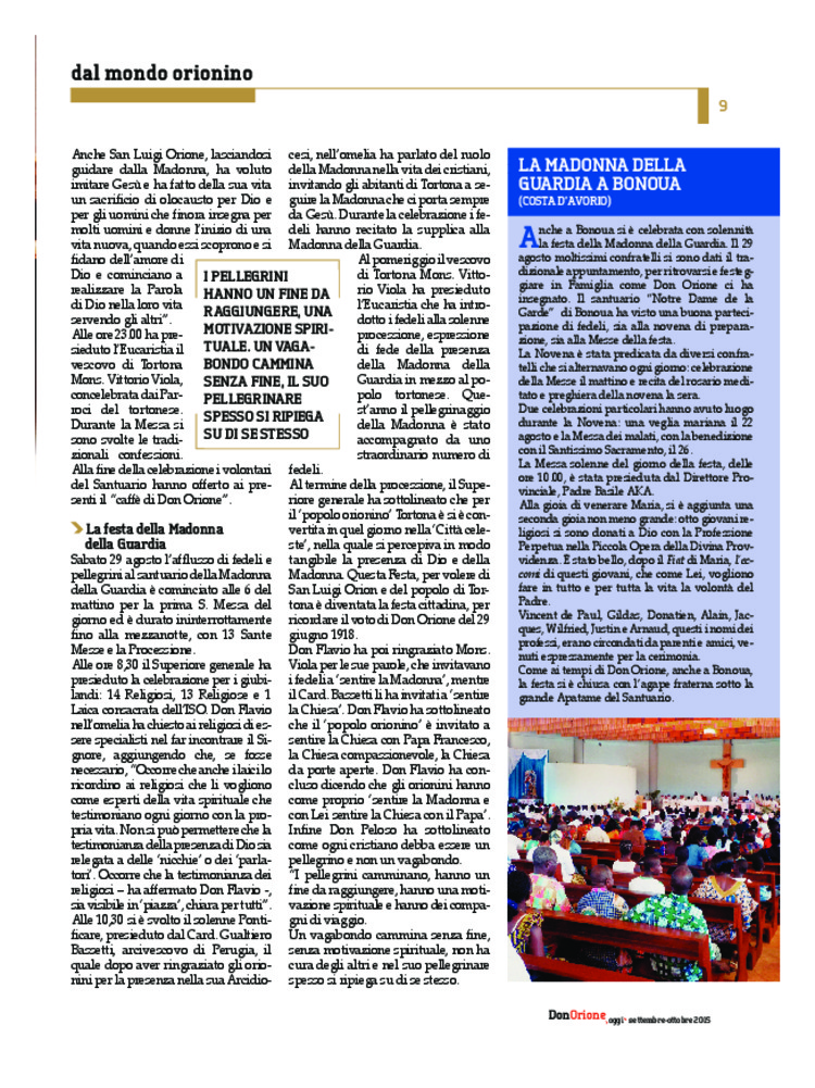Don Orione oggi, 2015, 08, pagina 9