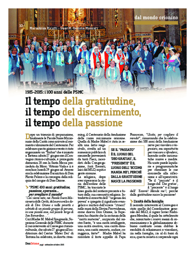 Don Orione oggi, 2015, 08, pagina 10