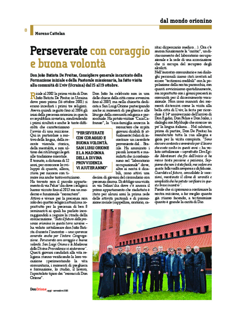Don Orione oggi, 2015, 09, pagina 8