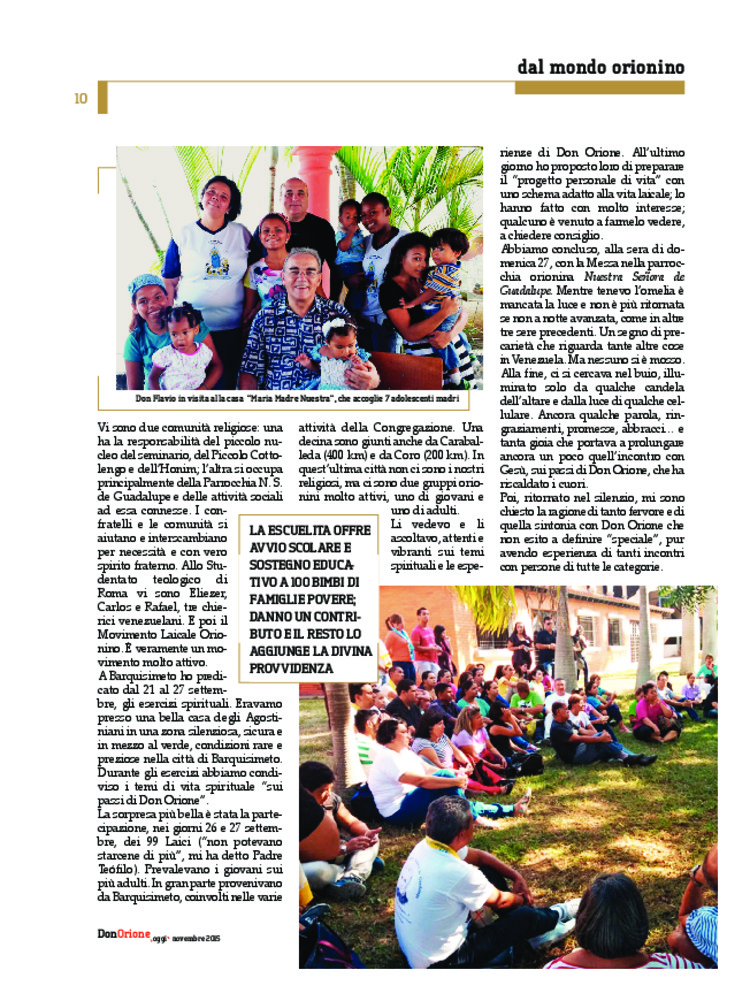 Don Orione oggi, 2015, 09, pagina 10